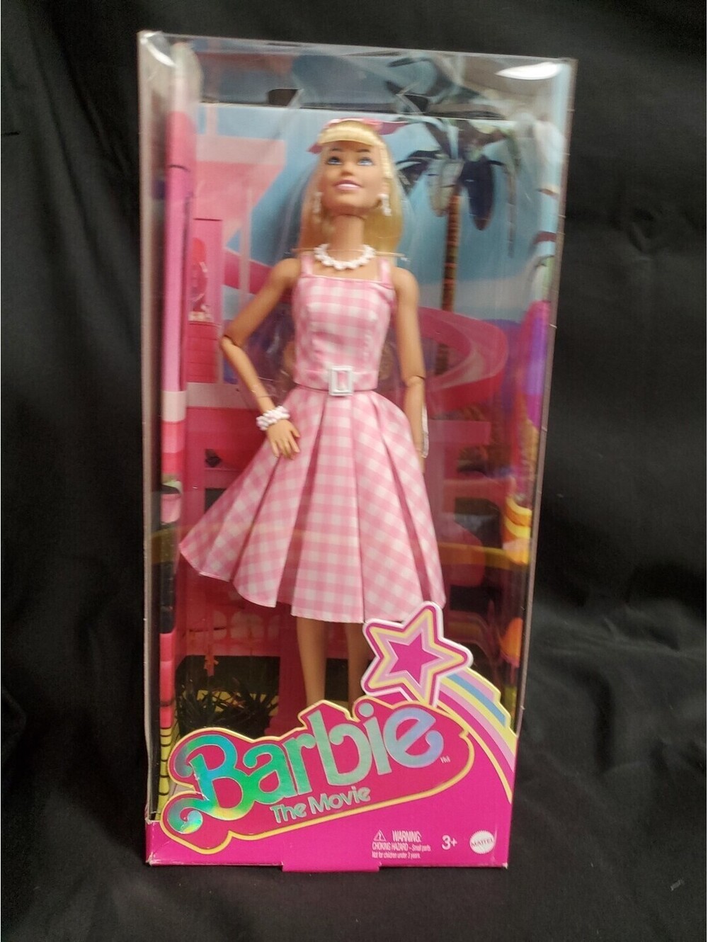Barbie: The Movie Collectible Doll Margot Robbie as Barbie in Pink Gingham Dress